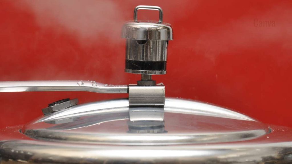 A typical Indian pressure cooker